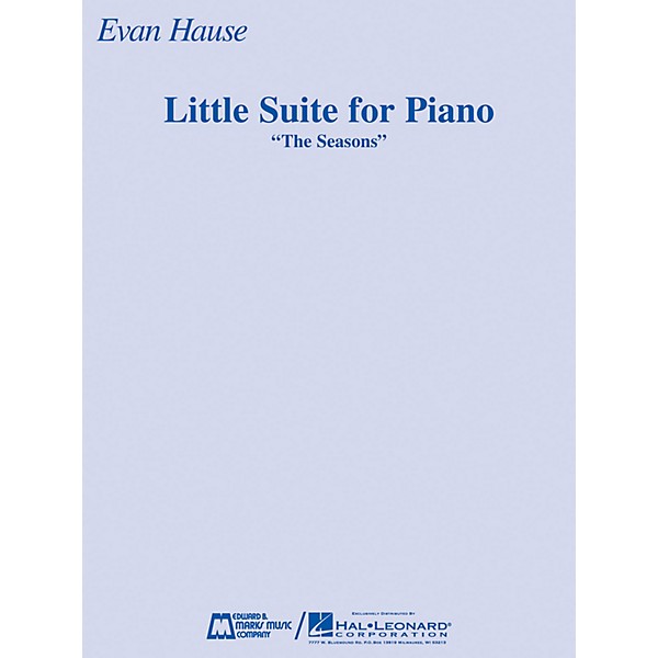 Edward B. Marks Music Company Little Suite for Piano (The Seasons) E.B. Marks Series Softcover