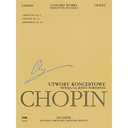 PWM Concert Works for Piano and Orchestra PWM Softcover Composed by Frederic Chopin Edited by Jan Ekier