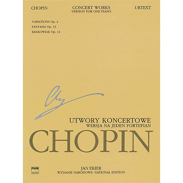 PWM Concert Works for Piano and Orchestra PWM Softcover Composed by Frederic Chopin Edited by Jan Ekier
