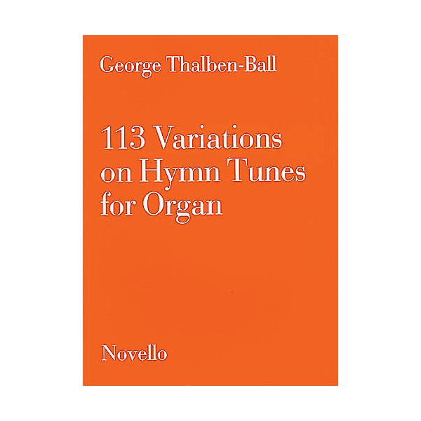 Novello 113 Variations on Hymn Tunes for Organ Music Sales America Series