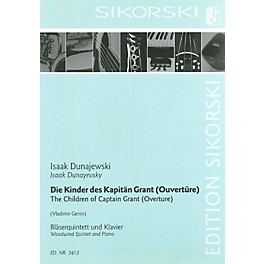 Sikorski The Children of Captain Grant (Overture) Woodwind Ensemble Softcover by Dunayevsky Arranged by Genin