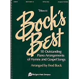 Fred Bock Music Bock's Best - Volume 2 Fred Bock Publications Series