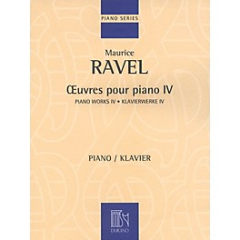 Editions Durand Piano Works - Volume IV Editions Durand Series Composed by Maurice Ravel