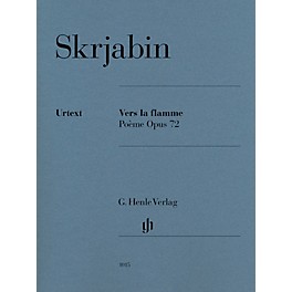 G. Henle Verlag Vers la flamme (Poème), Op. 72 Henle Music Folios Softcover by Scriabin Edited by Valentina Rubcova