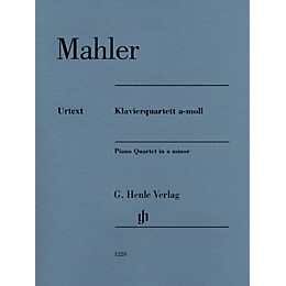 G. Henle Verlag Piano Quartet in A minor Henle Music Folios Softcover Composed by Gustav Mahler Edited by Christoph Flamm