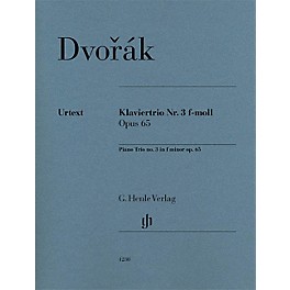 G. Henle Verlag Piano Trio No. 3 in F minor, Op. 65 Henle Music Folios Series Softcover Composed by Antonín Dvorák