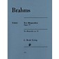 G. Henle Verlag Two Rhapsodies Op. 79 Revised Henle Music Folios Softcover by Johannes Brahms Edited by Katrin Eich thumbnail