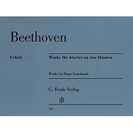 G. Henle Verlag Works for Piano Four-Hands Henle Music Softcover by Ludwig van Beethoven Edited by Hans Schmidt
