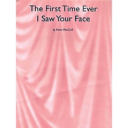 Music Sales The First Time Ever I Saw Your Face Music Sales America Series