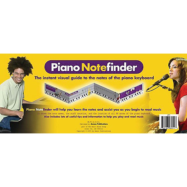 Music Sales Piano Notefinder: Visual Keyboard Guide Music Sales America Series Softcover