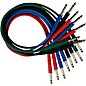 Rapco Horizon StageMASTER TRS TT Patch Cable 8-Pack 1.5 ft. thumbnail