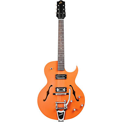 The Loar Lh-306T Thinbody Archtop Cutaway Electric Guitar Orange for sale