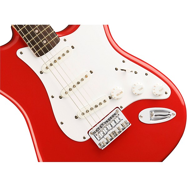 Squier Bullet Strat HT Electric Guitar Fiesta Red