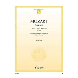 Schott Sonata No. 10 in C Major, KV 330 Schott Series