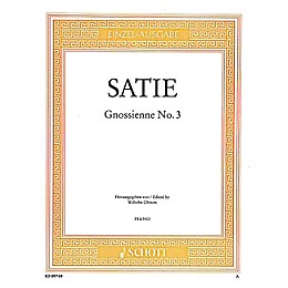 Schott Gnossienne No. 3 Schott Series