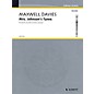 Schott Mrs. Johnson's Tunes (2003) Schott Series Composed by Peter Maxwell Davies thumbnail