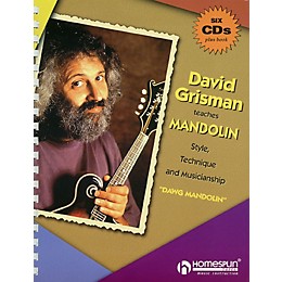 Homespun David Grisman Teaches Mandolin Guitar Series Softcover with CD Performed by David Grisman