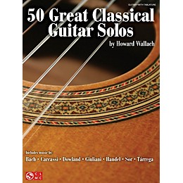 Cherry Lane 50 Great Classical Guitar Solos Guitar Series Softcover