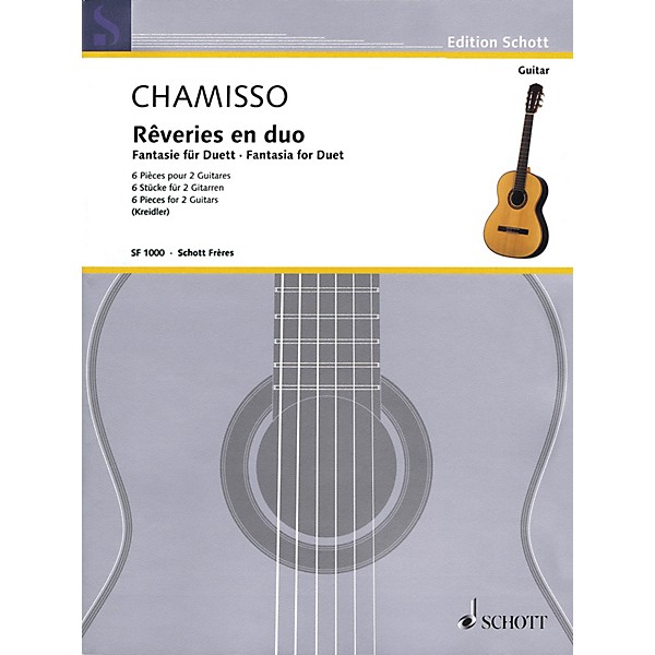 Schott Fantasia for Duet (Six Pieces for Two Guitars) Guitar Series Softcover