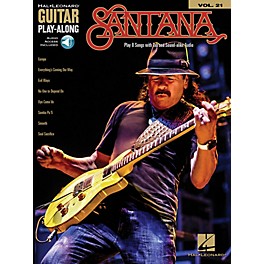 Hal Leonard Santana (Guitar Play-Along Volume 21) Guitar Play-Along Series Softcover Audio Online by Santana