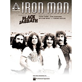 Hal Leonard Iron Man Guitar Sheet Series Performed by Black Sabbath