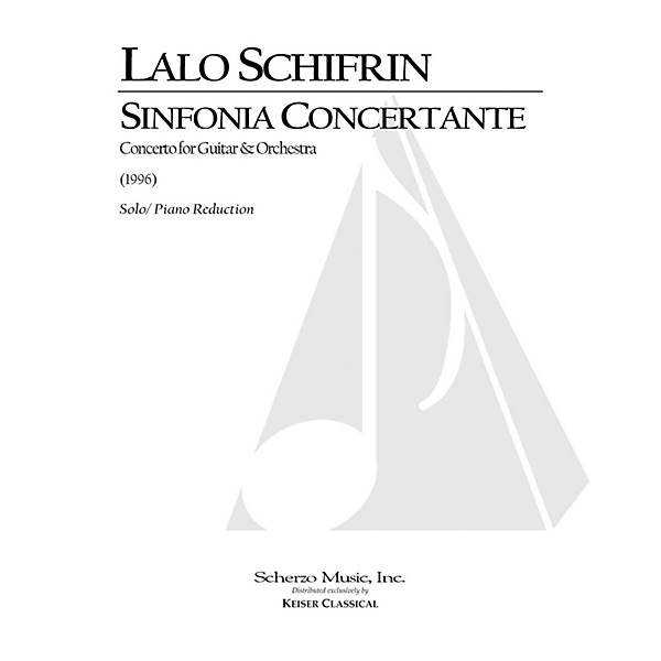 Lauren Keiser Music Publishing Sinfonia Concertante for Guitar and Orchestra (Piano Reduction) LKM Music Series by Lalo Sc...