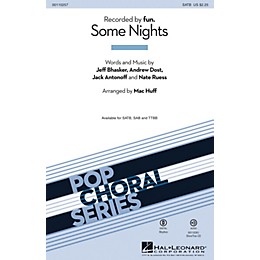 Hal Leonard Some Nights (TTBB) TTBB by fun. Arranged by Mac Huff