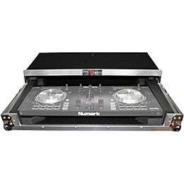 Open Box ProX X-NVLT ATA-Style Flight Road Case with Sliding Laptop Shelf for Numark NV and Nvii DJ Controllers Level 1 Black/Chrome