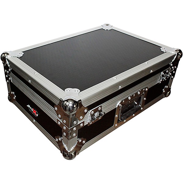 ProX XS-M12 Universal ATA Style Flight Road Case for 12 in. DJ Mixer Black/Chrome