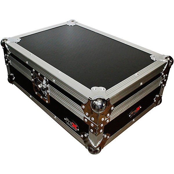 ProX XS-M12 Universal ATA Style Flight Road Case for 12 in. DJ Mixer Black/Chrome