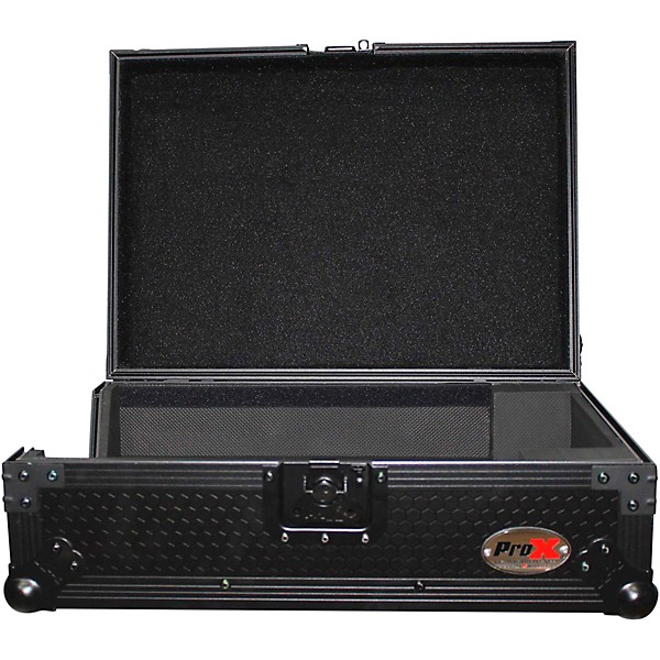 Open Box ProX XS-M12 Universal ATA Style Flight Road Case for 12 in. DJ Mixer Level 1 Black