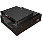 ProX XS-M12LT ATA Style Flight Road Case with Wheels and Sliding Laptop Shelf for 12 in. DJ Mixers Black