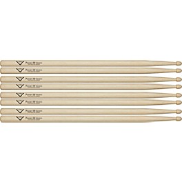 Vater Power 5B Acorn Drum Sticks - Buy 3, Get 1 Free Value Pack Wood