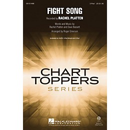 Hal Leonard Fight Song 2-Part by Rachel Platten arranged by Roger Emerson