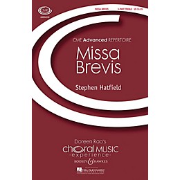 Boosey and Hawkes Missa Brevis (CME Advanced) 3 Part Treble A Cappella composed by Stephen Hatfield