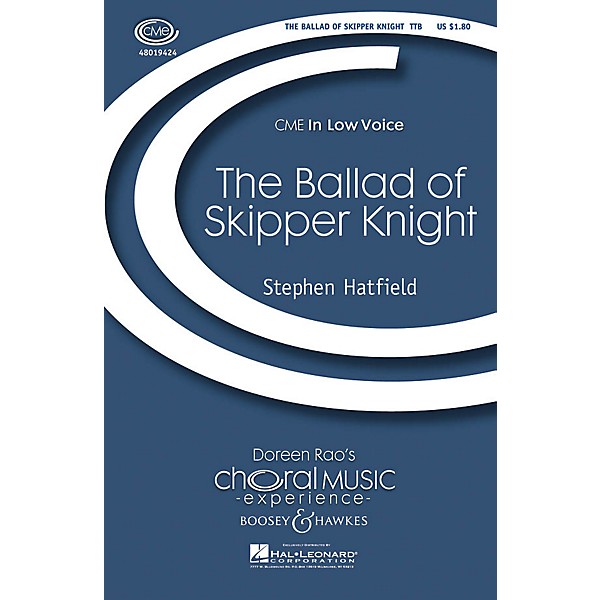 Boosey and Hawkes The Ballad of Skipper Knight TTB composed by Stephen Hatfield
