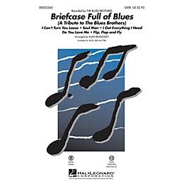 Hal Leonard Briefcase Full of Blues TTBB by The Blues Brothers Arranged by Alan Billingsley