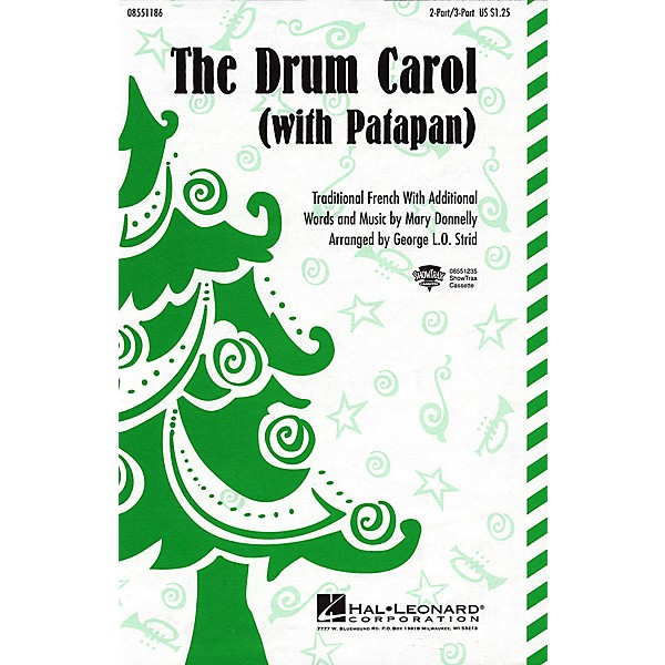 Hal Leonard The Drum Carol (with Patapan) 3-Part Mixed Arranged by George L.O. Strid