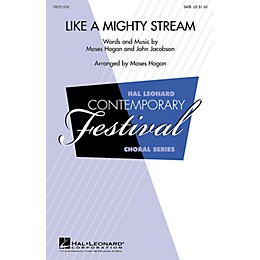 Hal Leonard Like a Mighty Stream 2-Part Arranged by Moses Hogan