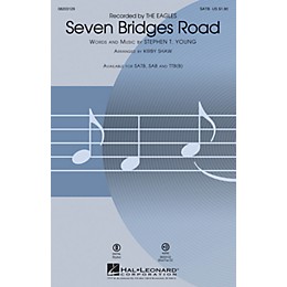 Hal Leonard Seven Bridges Road TTBB by Eagles Arranged by Kirby Shaw
