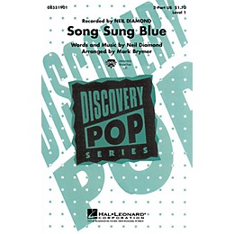 Hal Leonard Song Sung Blue VoiceTrax CD by Neil Diamond Arranged by Mark Brymer