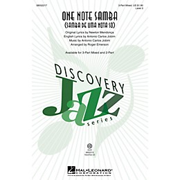 Hal Leonard One Note Samba VoiceTrax CD by Antonio Carlos Jobim Arranged by Roger Emerson