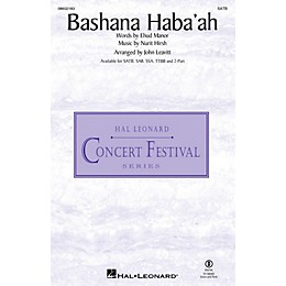 Hal Leonard Bashana Haba'ah SAB Arranged by John Leavitt