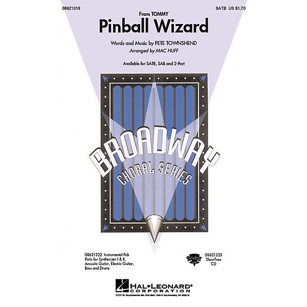 Hal Leonard Pinball Wizard (from Tommy) IPAKR by Who Arranged by Mac Huff