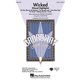 Hal Leonard Wicked (Choral Highlights) Combo Parts Arranged by Mark Brymer