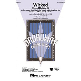 Hal Leonard Wicked (Choral Highlights) Combo Parts Arranged by Mark Brymer