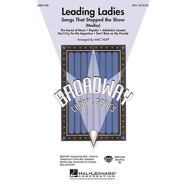 Hal Leonard Leading Ladies: Songs That Stopped the Show ShowTrax CD Arranged by Mac Huff