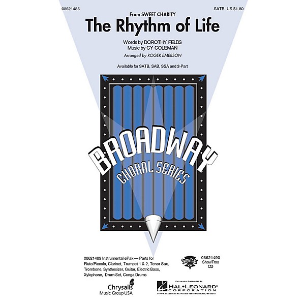 Hal Leonard The Rhythm of Life (from Sweet Charity) ShowTrax CD Arranged by Roger Emerson