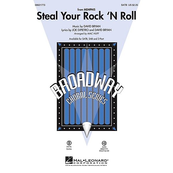 Hal Leonard Steal Your Rock 'n Roll (from Memphis) SAB Arranged by Mac Huff