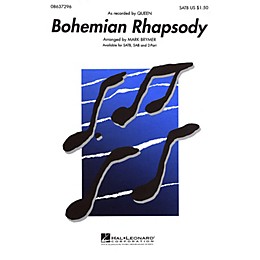 Hal Leonard Bohemian Rhapsody SSAA by Queen Arranged by Mark Brymer